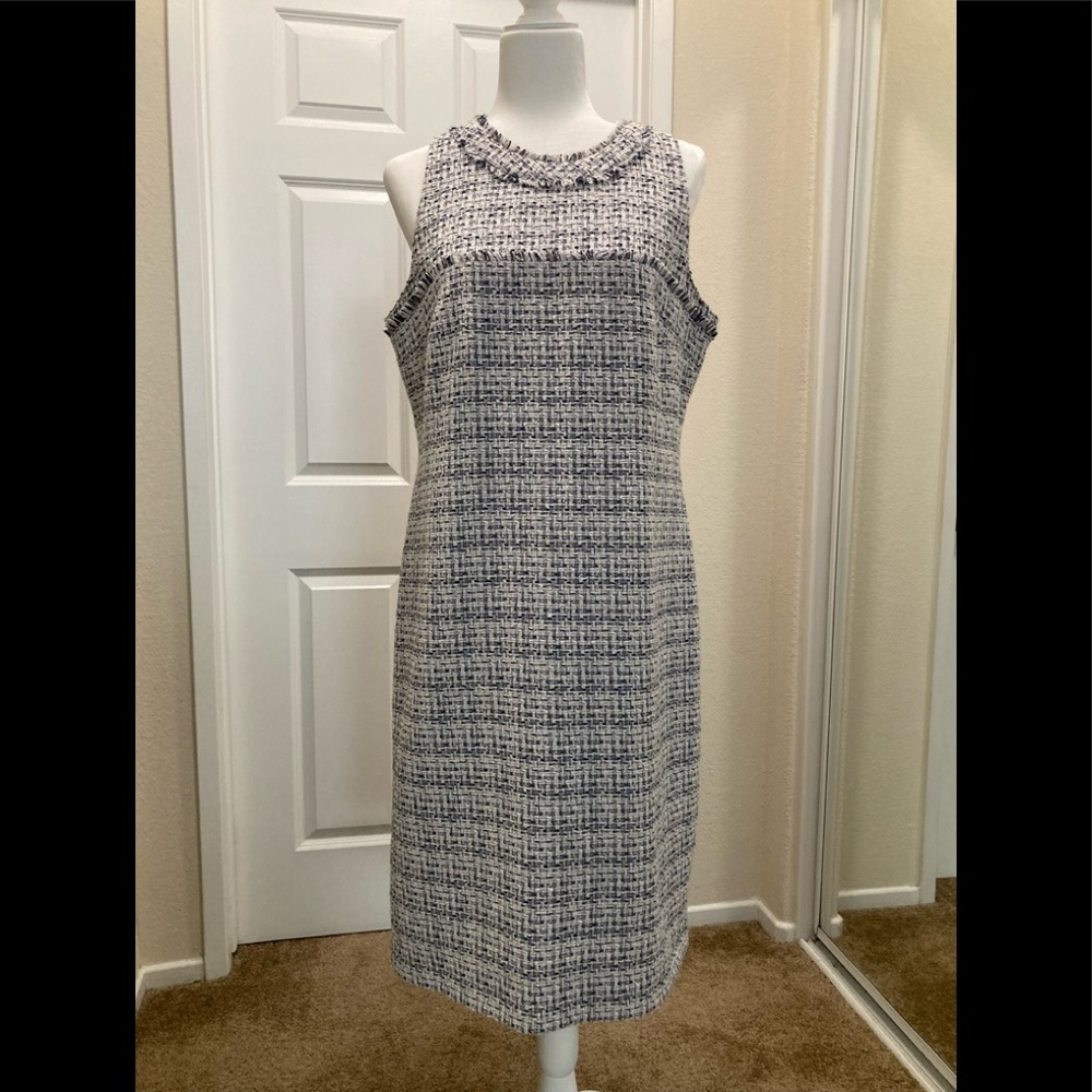 Karl Lagerfeld Paris tweed sleeveless dress